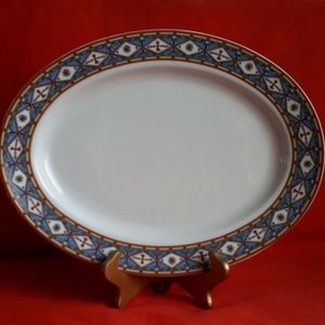 Muirfield Milano Sri Lanka Oval Serving Platter 13.5 x 10.5 inches